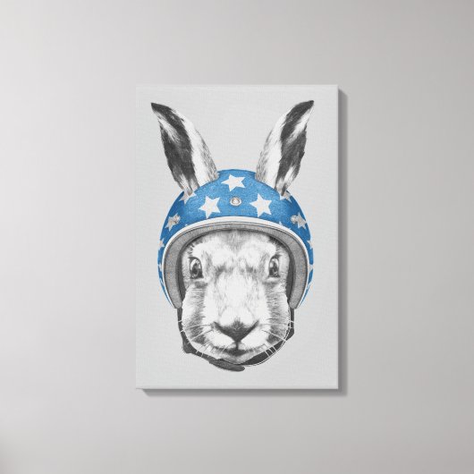 Rabbit Dareduivel Canvas Afdruk (Voorkant)