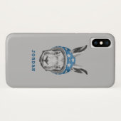 Rabbit Dareduivel | Jouw namen toevoegen Case-Mate iPhone Case (Achterkant (horizontaal))