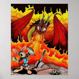 Rabbit Dragonslayer Poster