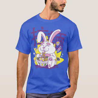 Rabbit Eating Ramen Japanse Bunny Bunnies Asian F T-shirt