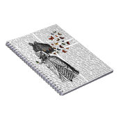 Rabbit en Butterfly Parasol 2 Notitieboek (Rechterzijde)