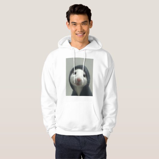 Rabbit Face Pullover Hoodie (Voorkant volledig)