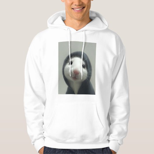 Rabbit Face Pullover Hoodie (Voorkant)