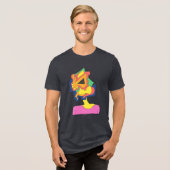 Rabbit Face Tri-Blend Shirt (Voorkant volledig)