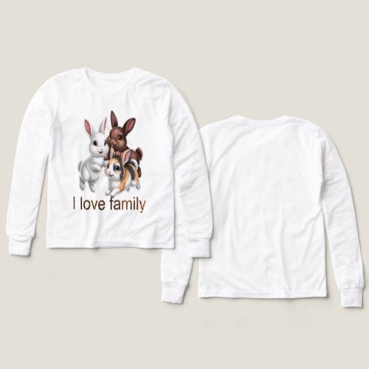 Rabbit family  (Motif Recto et Verso)