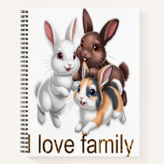 Rabbit family  notitieboek
