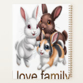 Rabbit family  planner (Achterkant)