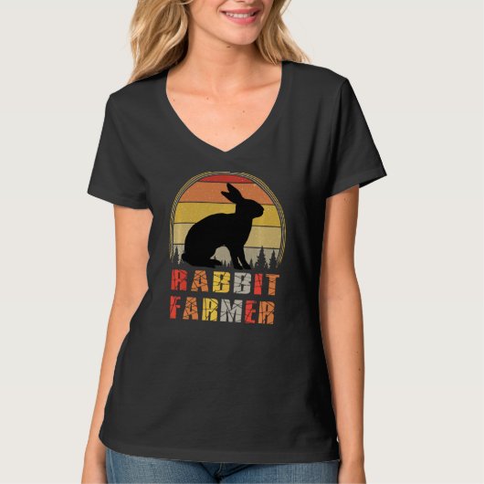 Rabbit Farmer T-shirt (Voorkant)