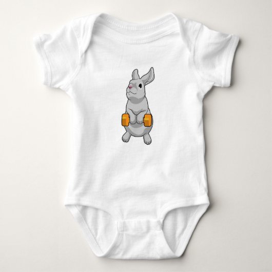 Rabbit Fitness Dumbbell Romper (Voorkant)