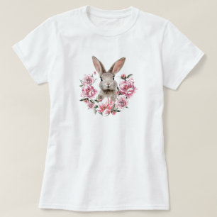 Rabbit Flowers T-shirt