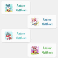 Rabbit Fox Owl Custom Personal Name