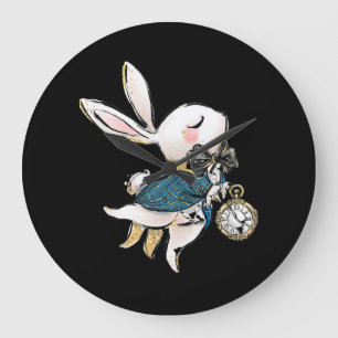 Rabbit Gift   Alice in Wonderland White Rabbit Grote Klok