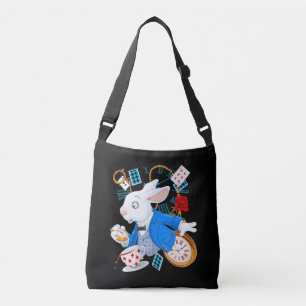 Rabbit Gift Alice in Wonderland - witte konijn Crossbody Tas