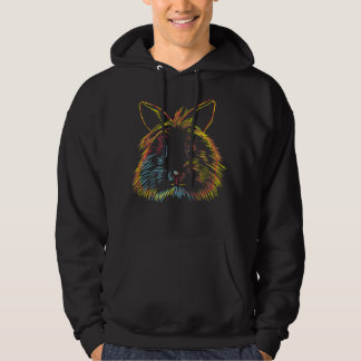 Rabbit Gift | Colorful Bunny Lionhead Rabbit Hoodie