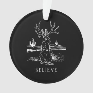 Rabbit Gift | Geloof Jackalope Ornament