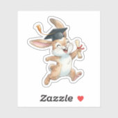 Rabbit Graduation Sticker (Vel)