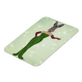 Rabbit Green Dress 2 Magneet (Linkerzijde)
