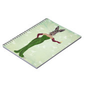 Rabbit Green Dress 2 Notitieboek (Linkerzijde)