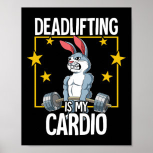 Rabbit Gym Gewichtstraining Deadlift Poster