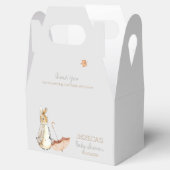 Rabbit Herfst Elements Baby shower Bedankdoosjes (Geopend)