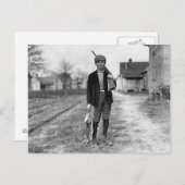 Rabbit Hunting, 1908 Briefkaart (Voorkant / Achterkant)