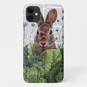 Rabbit in a Cabbage Patch iPhone 11 Hoesje