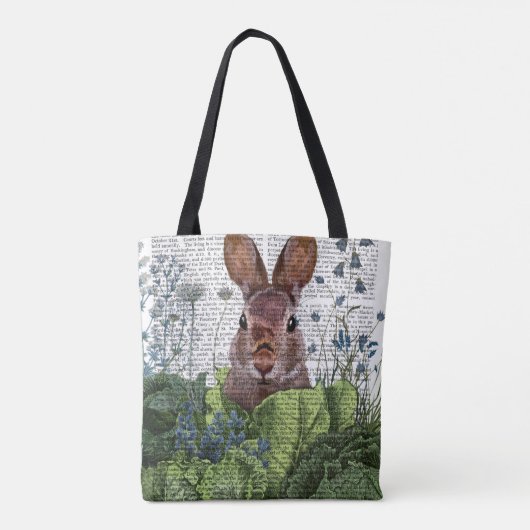 Rabbit in a Cabbage Patch Draagtas (Achterkant)