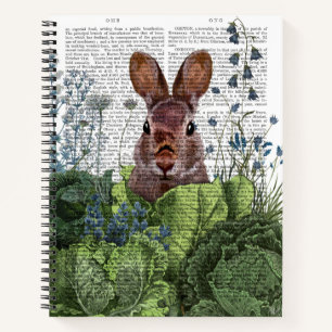 Rabbit in a Cabbage Patch Notitieboek