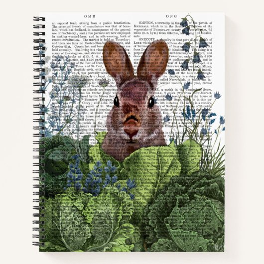 Rabbit in a Cabbage Patch Notitieboek (Voorkant)