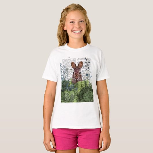 Rabbit in a Cabbage Patch T-shirt (Voorkant volledig)