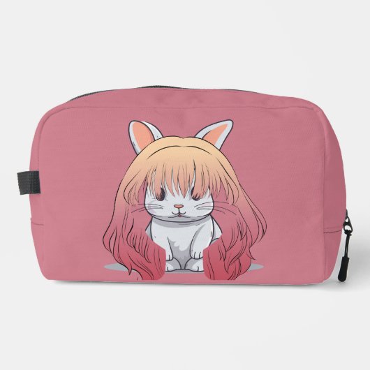 Rabbit in a Wig Toilettasje (Voorkant)