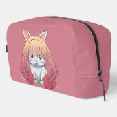 Rabbit in a Wig Toilettasje (Rechterhoek)