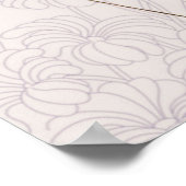 Rabbit in Black White Dress Poster (Hoek)