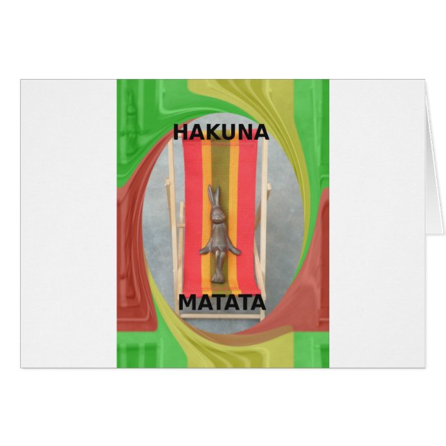 Rabbit Just Chilling zomertijd (Voorkant Horizontaal)