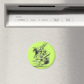 Rabbit Magnet Magneet (Insitu (Vaatwasser))