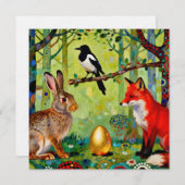 Rabbit, Magpie, Fox and “The Forest’s Secret”  Kaart (Voorkant / Achterkant)