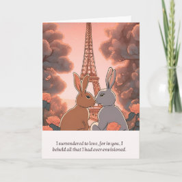 rabbit message happy birthday kaart