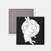 Rabbit Moon Magneet (Voorkant / Achterkant)