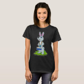 Rabbit Musician Drum Music T-shirt (Voorkant volledig)