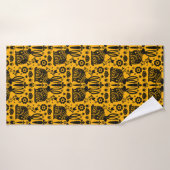 Rabbit Nordic Scandinavian Folk Art (Serviette de bain)