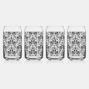 Rabbit Nordic Scandinavian Folk Art Blikvorm Glas