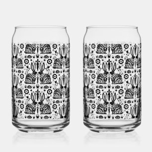 Rabbit Nordic Scandinavian Folk Art Blikvorm Glas