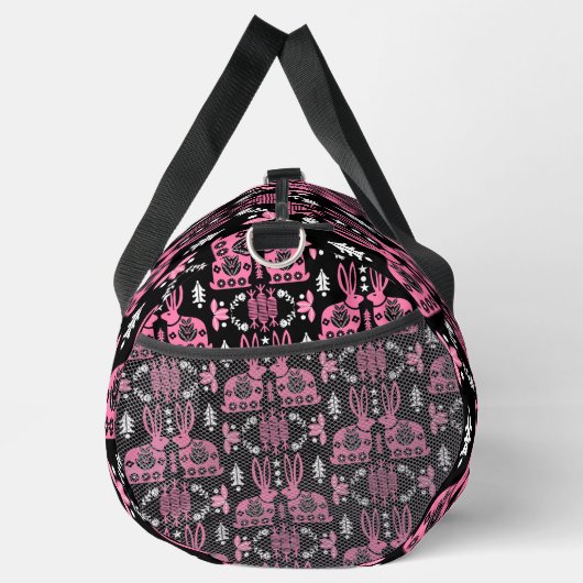 Rabbit Nordic Scandinavian Folk Art Plunjezak (Rechts)