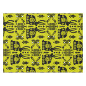 Rabbit Nordic Scandinavian Folk Art Tafelkleed (Voorkant (Horizontaal))