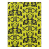 Rabbit Nordic Scandinavian Folk Art Tafelkleed (Voorkant)