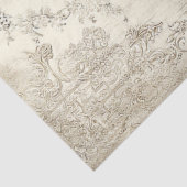 Rabbit Pair Two Tissue Paper Tissuepapier (Detail)