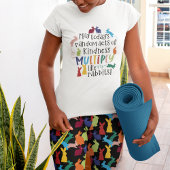 Rabbit Pattern Matching Black Leggings