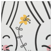 Rabbit Pattern Stof (Swatch)
