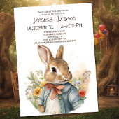 Rabbit Peter Baby shower Invitation