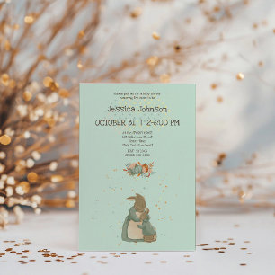 Rabbit Peter Baby shower Uitnodiging